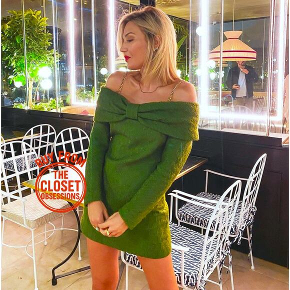 ZARA BLOGGER FAVE!!! Textured Dress with Bow NWT - Picture 7 of 16